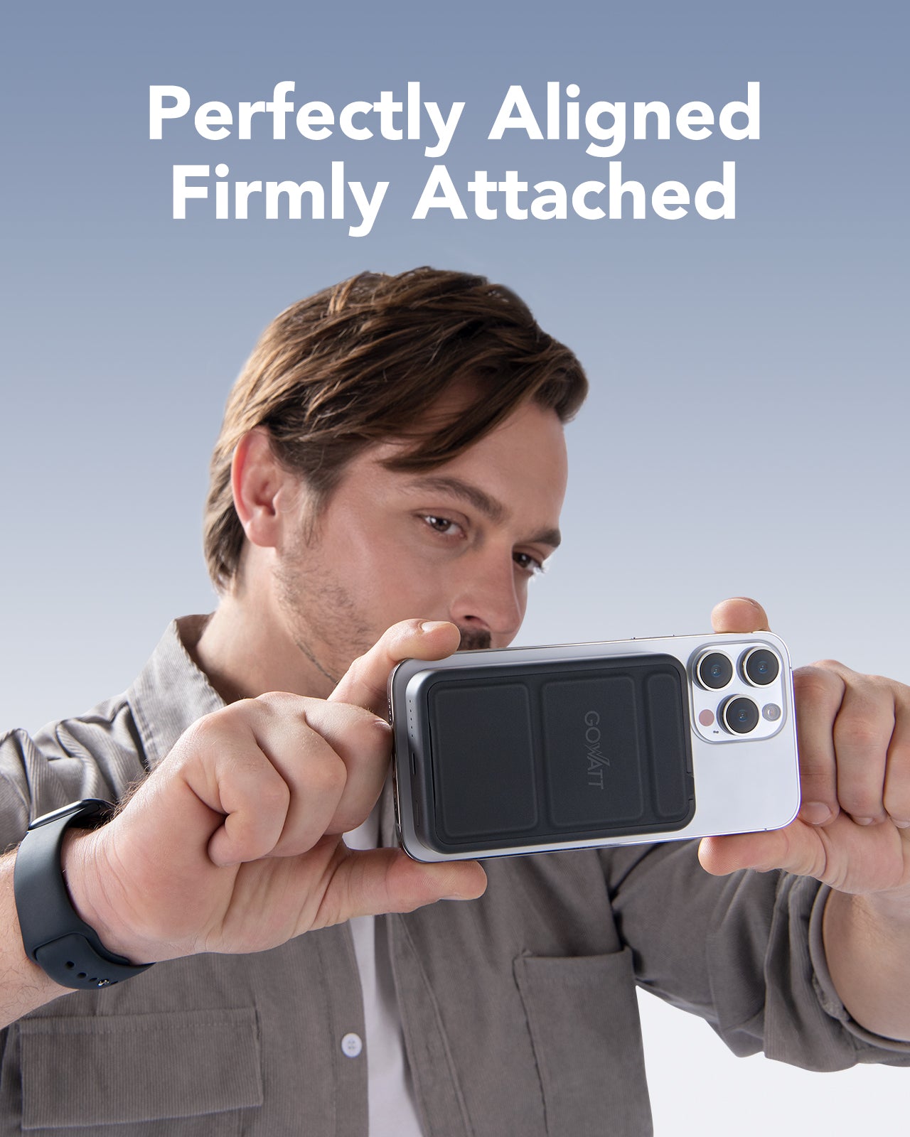 10000mAh 2-in-1 Magsafe Power Bank for iPhone and Apple Watch